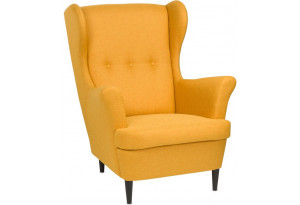 Кресло для отдыха Тойво жёто-оранжевый, ткань рогожка