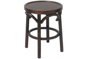 Табурет Венский твердый, темно-коричневый