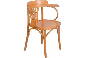 Кресло Венское твердое, коньячный