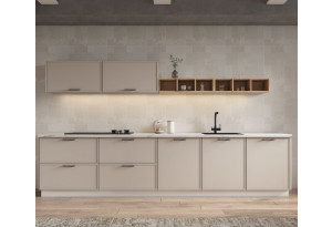 Модульная кухня Марта Бежевый скин МДФ Композиция № 3