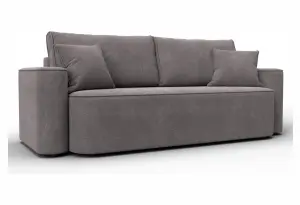 Диван прямой Лига-118 НПБ LAIM 04 бежевый (Велюр)