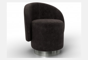 Кресло Лига-108 BRUT 17 коричневый (Велюр)