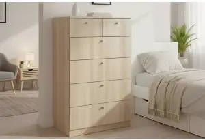 Комод 70х40х116 см с 6-ю ящиками Теви