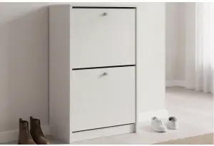 Обувница закрытая 49х28х93 см с двумя отделениями Теви