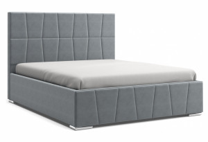 Кровать Пассаж (140х200) с ПМ Серый