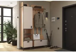 Набор мебели для прихожей (123,3х220,1х38,2 см) Жаклин