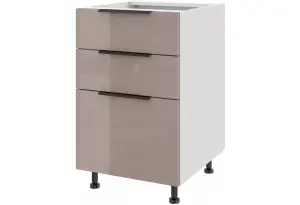 Тумба напольная с 3-мя ящиками Тандембокс 50 х 82 см Калипсо