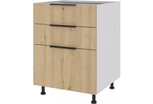 Тумба напольная с 3-мя ящиками Тандембокс 60 х 82 см Калипсо