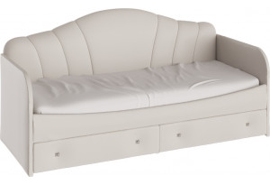 Кровать с мягкой спинкой и ящиками «Сабрина» (900) Ткань Кашемир