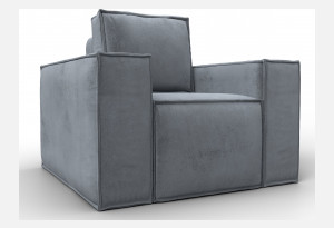 Кресло Лига-081 НПБ TOWER 10 серый (Велюр)