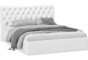 Кровать с ПМ «Скарлет» (с подъемным механизмом) Белый