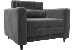 Кресло Лига-070 TOWER 10 серый (Велюр)