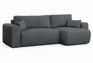ДОЛГОЖДАННЫЙ ОТПУСК Диван угловой, графитовый
