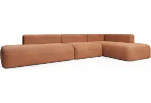 НОВЫЕ ЭМОЦИИ XL Диван угловой, терракотовый