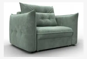 Кресло Лига-100 НПБ BRUT 08 зеленый (Велюр)