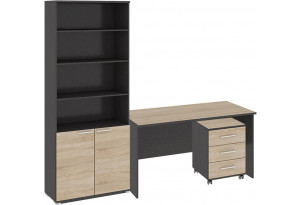 Стандартный набор офисной мебели «Успех-2» Венге Цаво, Дуб Сонома