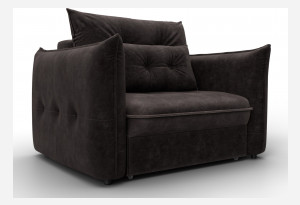 Кресло Лига-100 НПБ BRUT 17 коричневый (Велюр)