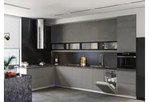 Модульная кухня Скала Гранит Грей МДФ