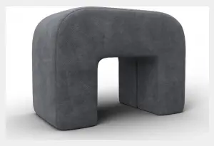 Пуф 008 BRUT 16 темно-серый (Велюр)