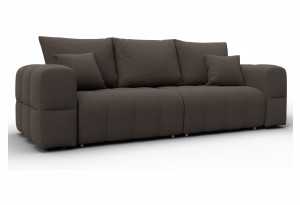 Диван прямой Лига-110 НПБ Амур 05 коричневый (Рогожка)