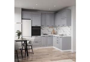 Модульная кухня Империя Серый эмалит МДФ Композиция № 1