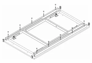Стол раскладной Брион №1 Дуб натуральный