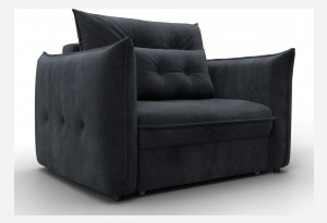 Кресло Лига-100 НПБ TOWER 11 темно-серый (Велюр)