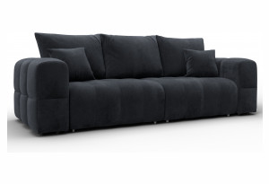 Диван прямой Лига-110 НПБ TOWER 11 темно-серый (Велюр)