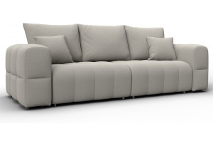 Диван прямой Лига-110 НПБ Амур 02 бежевый (Рогожка)