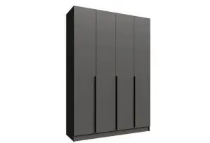 Шкаф Мадрид (1,6) серый графит