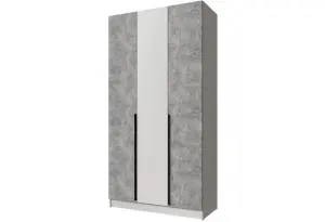 Шкаф Мадрид (1,2) ящики внутри, ателье светлое