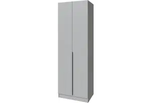 Шкаф Мадрид (0,75) серый камень
