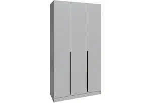 Шкаф Мадрид (1,2) серый камень