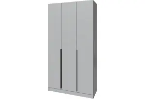 Шкаф Мадрид (1,2) ящики внутри, серый камень