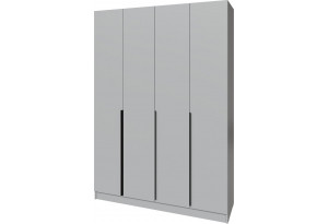 Шкаф Мадрид (1,6) ящики внутри, серый камень