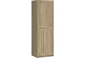 9.06.01.030.3 MAKS шкаф 2 двери (РУЧКА-СКОБА) 75х61х233 сонома RU