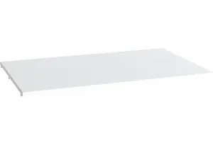 Полка МАКС длинная в двухдверный широкий шкаф, цвет белый
