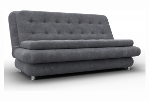 Диван-книжка Лига-123 BRUT 16 темно-серый (Велюр)