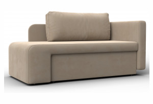 Кушетка Лига-097 SEVEN 729 бежевый (Велюр)