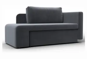 Кушетка Лига-097 SEVEN 17 серый (Велюр)