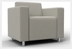 Кресло Лига-093 ВН Амур 02 бежевый (Рогожка)