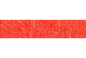 Стеновая панель SP MSK Треугольники Красный