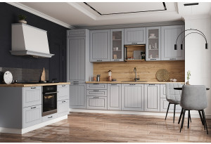 Модульная кухня Империя Серый эмалит МДФ Композиция № 2