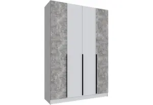 Шкаф Мадрид (1,6) ателье светлое