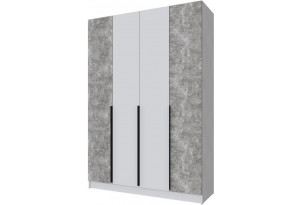 Шкаф Мадрид (1,6) ящики внутри, ателье светлое