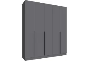 Шкаф Мадрид (2,0) серый графит