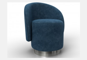Кресло Лига-108 BRUT 11 синий (Велюр)
