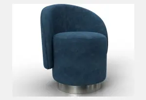 Кресло Лига-108 BRUT 11 синий (Велюр)