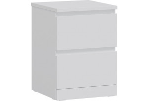 Комод Варма 2 с двумя выдвижными ящиками, цвет белый