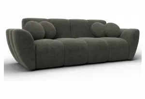 Диван-книжка Лига-129 LAIM 10 темно-коричневый (Велюр)